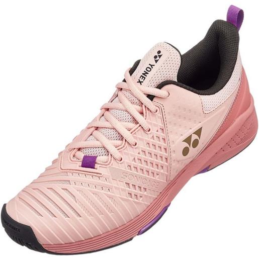 Yonex scarpe da tennis da donna Yonex power cushion sonicage 3 women - pink beige
