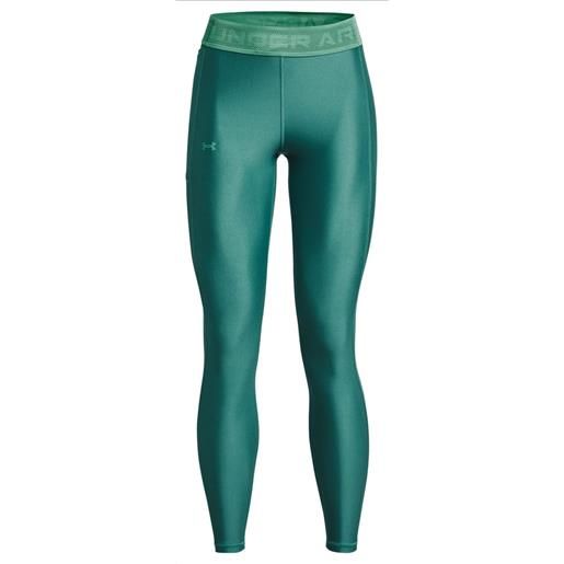 Under Armour leggins Under Armour women's heat. Gear branded waistband leggings - coastal teal/birdie green