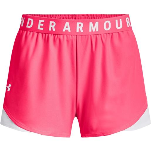Under Armour pantaloncini da tennis da donna Under Armour women's ua play up shorts 3.0 - pink shock/white