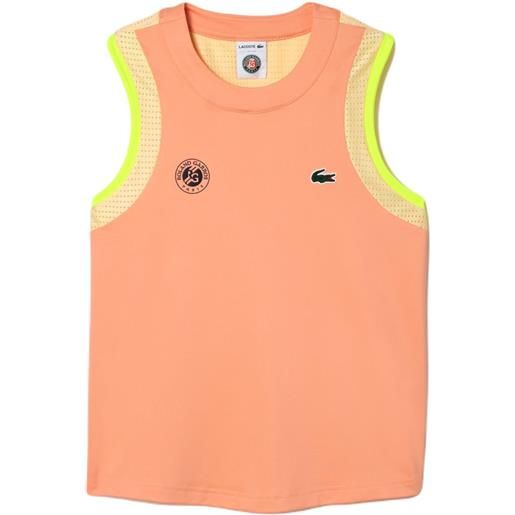 Lacoste top da tennis da donna Lacoste sport roland garros t-shirt - peach