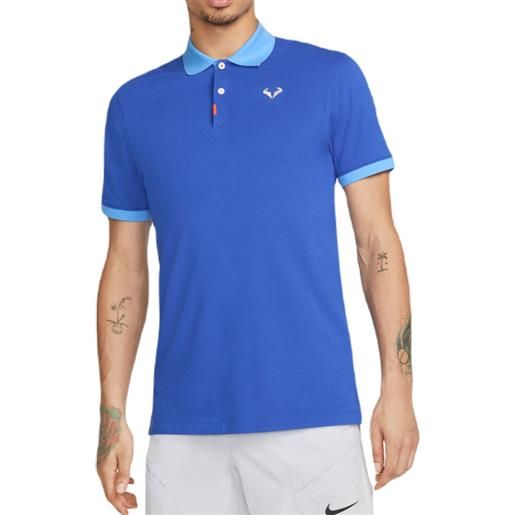 Nike polo da tennis da uomo Nike rafa slim polo - game royal/university blue/white
