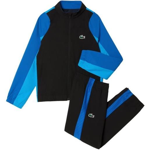Lacoste tuta per ragazzi Lacoste tennis colourblock jogger set - black/blue/blue