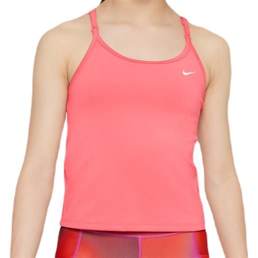 Nike maglietta per ragazze Nike dri-fit indy tank sports bra - sea coral/white