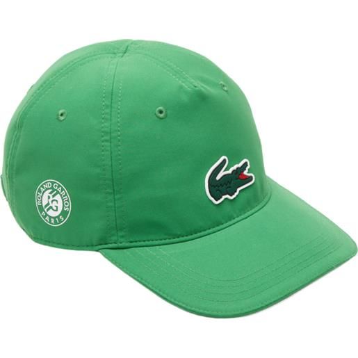 Lacoste berretto da tennis Lacoste sport roland garros edition microfiber cap - green