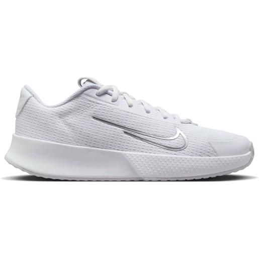 Nike scarpe da tennis da donna Nike court vapor lite 2 - white/metallic silver/pure platinum