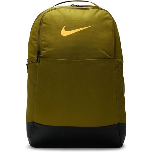 Nike zaino da tennis Nike brasilia 9.5 training backpack - olive flak/black/vivid orange