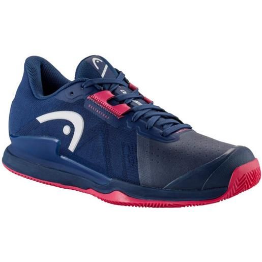 Head scarpe da tennis da donna Head sprint pro 3.5 clay - dark blue/azalea