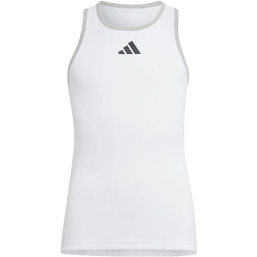 Adidas maglietta per ragazze Adidas club tank top - white