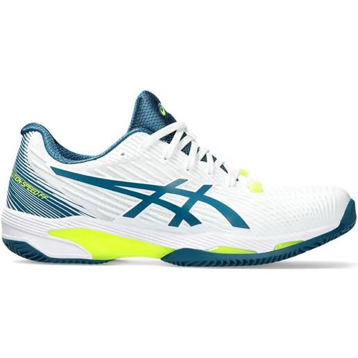 Asics scarpe da tennis da uomo Asics solution speed ff 2 clay - white/restful teal