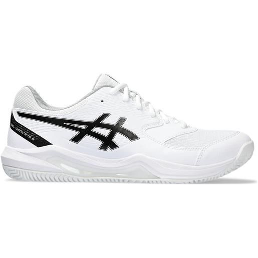 Asics scarpe da tennis da uomo Asics gel-dedicate 8 clay - white/black
