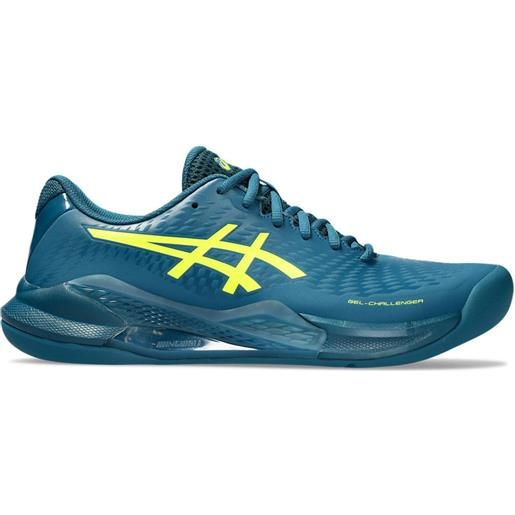 Asics scarpe da tennis da uomo Asics gel-challenger 14 indoor - restful teal/safety yellow
