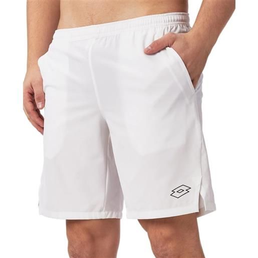 Lotto pantaloncini da tennis da uomo Lotto tech i 9" shorts - bright white/all black
