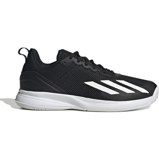 Adidas scarpe da tennis da uomo Adidas courtflash speed - core black/cloud white/matte silver