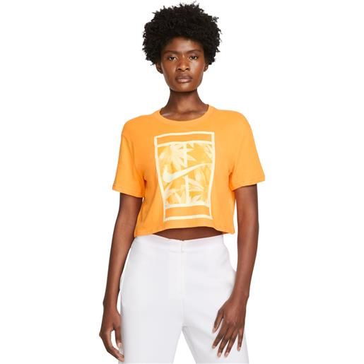Nike maglietta donna Nike dri-fit slam crop top - sundial