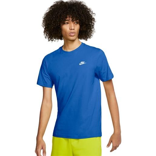 Nike t-shirt da uomo Nike sportswear club t-shirt - signal blue/white