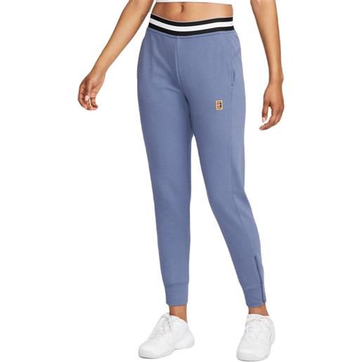Nike pantaloni da tennis da donna Nike dri-fit heritage core fleece pant - diffused blue