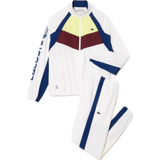 Lacoste tuta da tennis da uomo Lacoste tennis x daniil medvedev sweatsuit - navy blue/orange/bordeaux/blue/navy blue