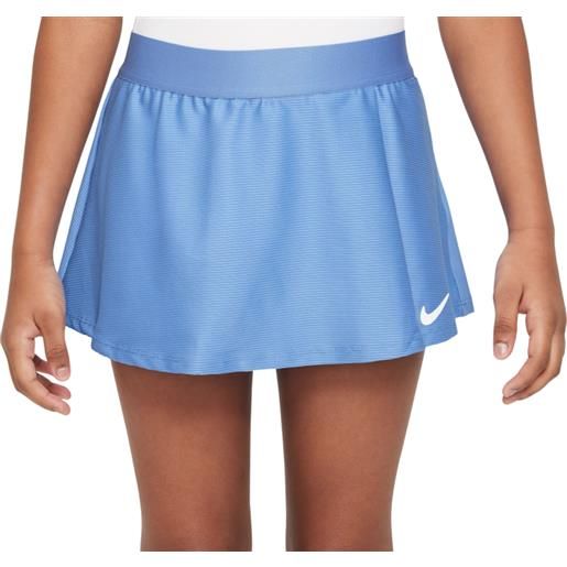 Nike gonnellina per ragazze Nike court dri-fit victory flouncy skirt - polar/white