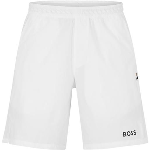 BOSS pantaloncini da tennis da uomo BOSS x matteo berrettini functional stretch fabric shorts with logo detailing and mesh details