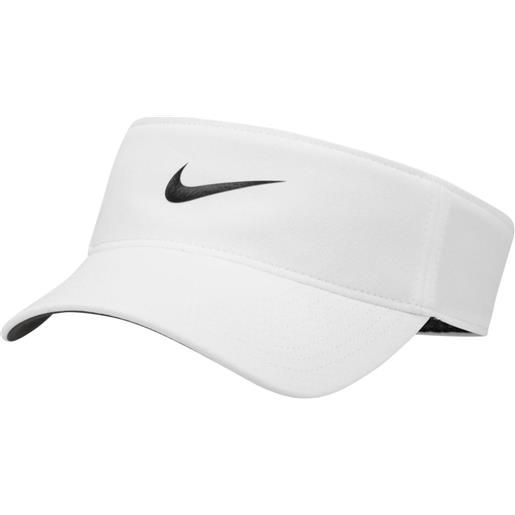 Nike visiera da tennis Nike dri-fit ace swoosh visor - white/anthracite/black