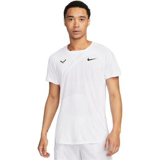 Nike t-shirt da uomo Nike dri-fit rafa tennis top - white/black