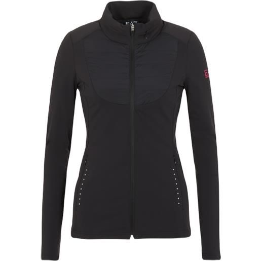 EA7 giacca da tennis da donna EA7 woman jersey bomber jacket - black