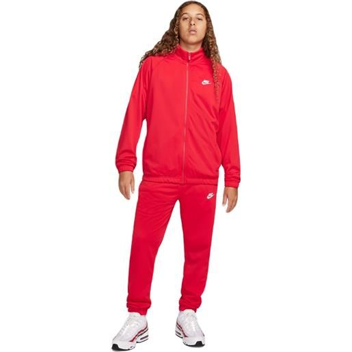 Nike tuta da tennis da uomo Nike club sportswear sport casual track suit - university red/white
