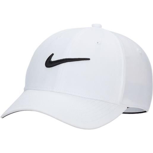 Nike berretto da tennis Nike dri-fit club structured swoosh cap - white/black