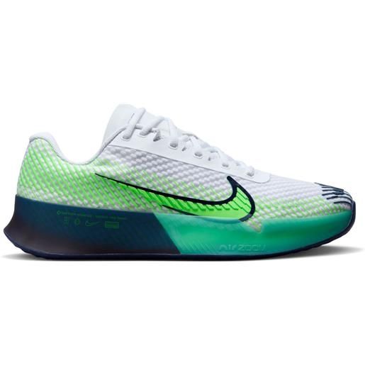 Nike scarpe da tennis da uomo Nike zoom vapor 11 - white/green strike/midnight navy