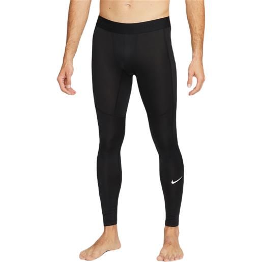 Nike pantaloni da tennis da uomo Nike pro dri-fit tight - black/white