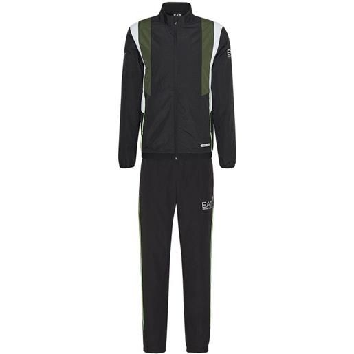 EA7 tuta da tennis da uomo EA7 man woven tracksuit - black