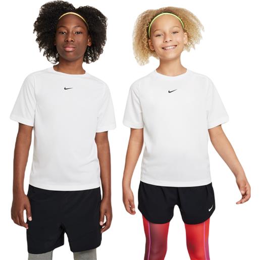 Nike maglietta per ragazzi Nike dri-fit multi+ training top - white/black