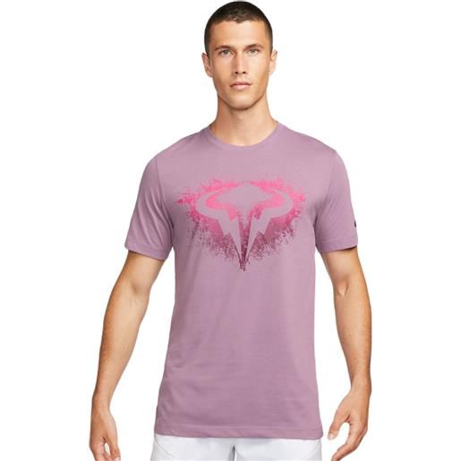 Nike t-shirt da uomo Nike dri-fit rafa tennis t-shirt - violet dust