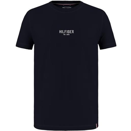 Tommy Hilfiger t-shirt da uomo Tommy Hilfiger essential hilfiger logo tee - desert sky