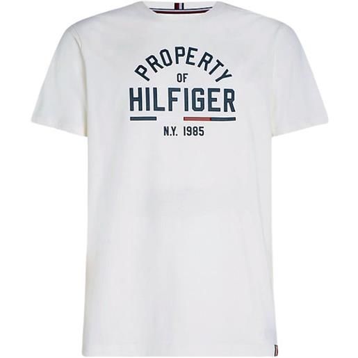 Tommy Hilfiger t-shirt da uomo Tommy Hilfiger graphic ss tee - ancient white