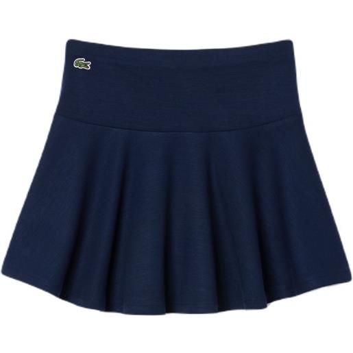 Lacoste gonnellina per ragazze Lacoste stretch mini skirt - navy blue