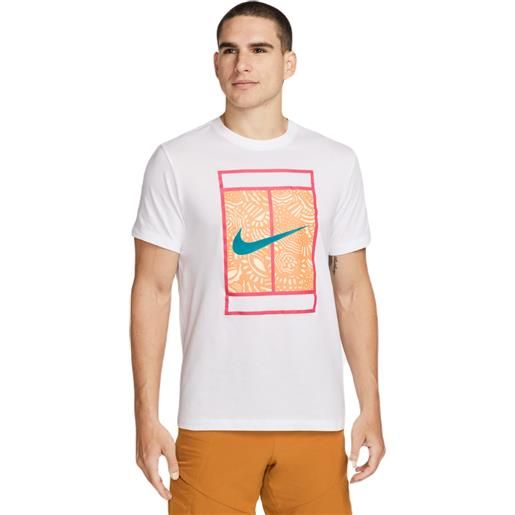 Nike t-shirt da uomo Nike court dri-fit tennis t-shirt - white
