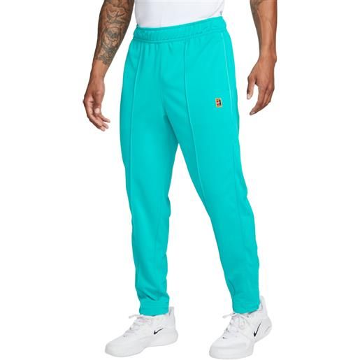 Nike pantaloni da tennis da uomo Nike court heritage suit pant - teal nebula/teal nebula
