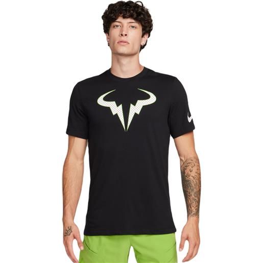 Nike t-shirt da uomo Nike court dri-fit rafa tennis t-shirt - black