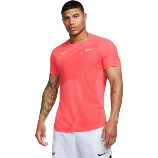 Nike t-shirt da uomo Nike dri-fit rafa tennis top - ember glow/white