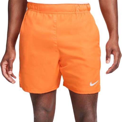 Nike pantaloncini da tennis da uomo Nike court dri-fit victory short 7in - bright mandarin/white