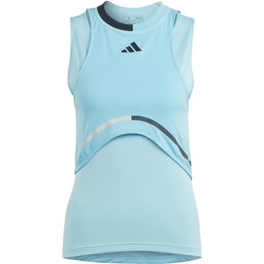 Adidas top da tennis da donna Adidas match tank pro - lucid cyan