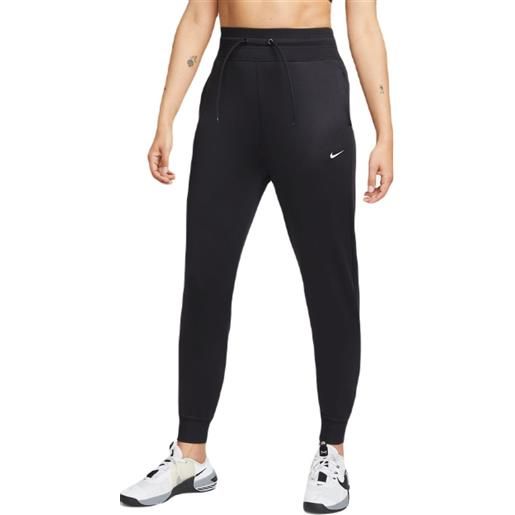 Nike pantaloni da tennis da donna Nike therma-fit one high-waisted 7/8 trousers - black/white