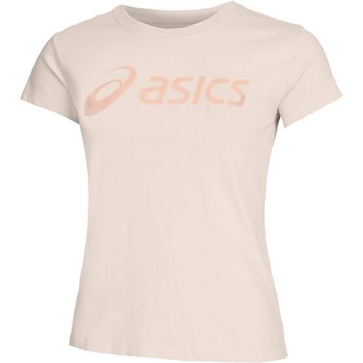 Asics maglietta donna Asics big logo tee - rose dust/pale apricot
