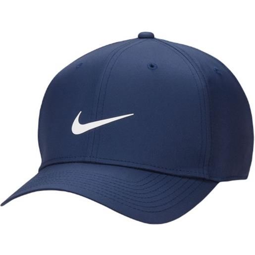 Nike berretto da tennis Nike dri-fit rise structured snapback cap - midnight navy/anthracite/white