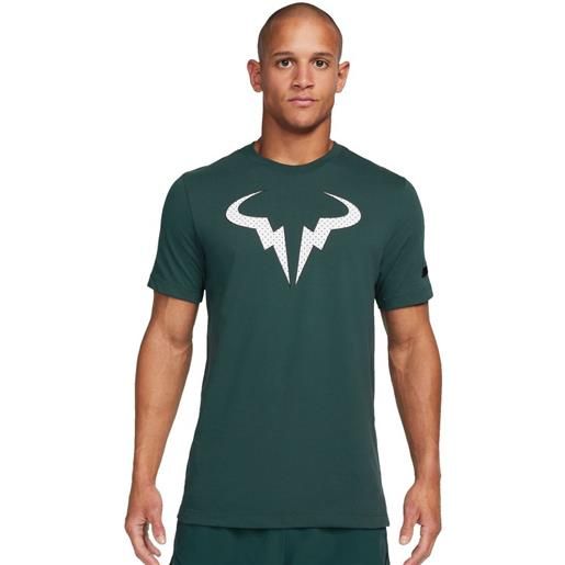Nike t-shirt da uomo Nike court dri-fit rafa tennis t-shirt - deep jungle
