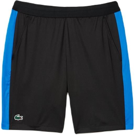 Lacoste pantaloncini da tennis da uomo Lacoste tennis x daniil medvedev regular fit shorts - black/blue