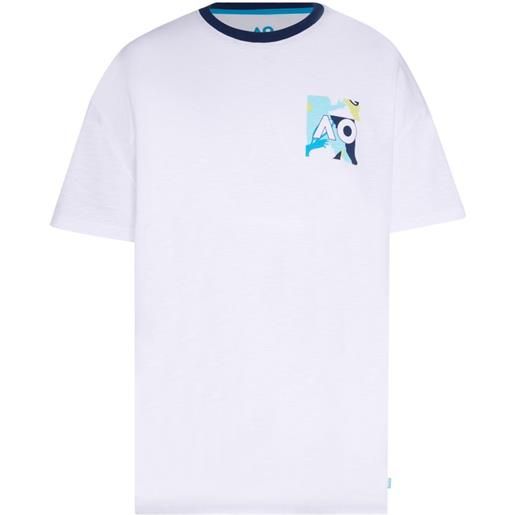 Australian Open t-shirt da uomo Australian Open t-shirt camouflage pocket - white