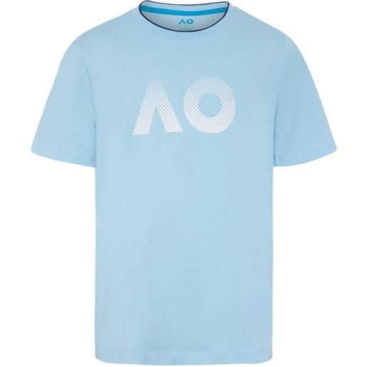 Australian Open maglietta per ragazzi Australian Open kids t-shirt ao textured logo - light blue