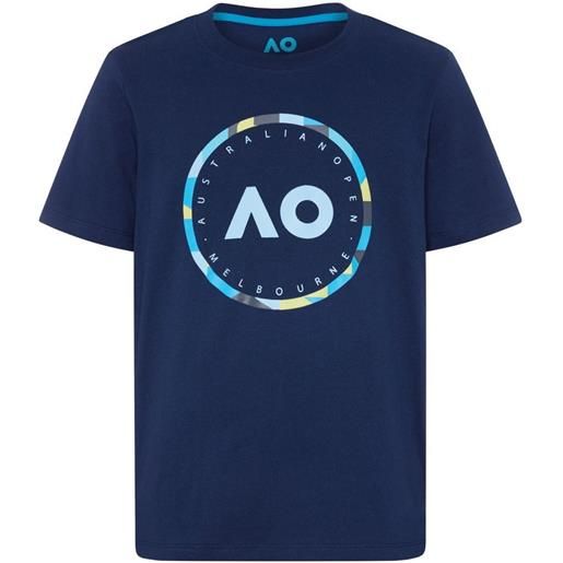 Australian Open maglietta per ragazzi Australian Open boys t-shirt round logo - navy